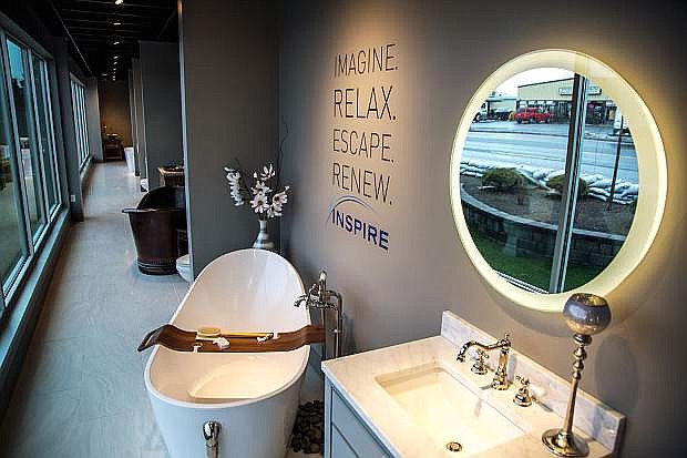 Bathrooms furiture and accessories at Inspire Kitchen &amp; Bath Showroom.