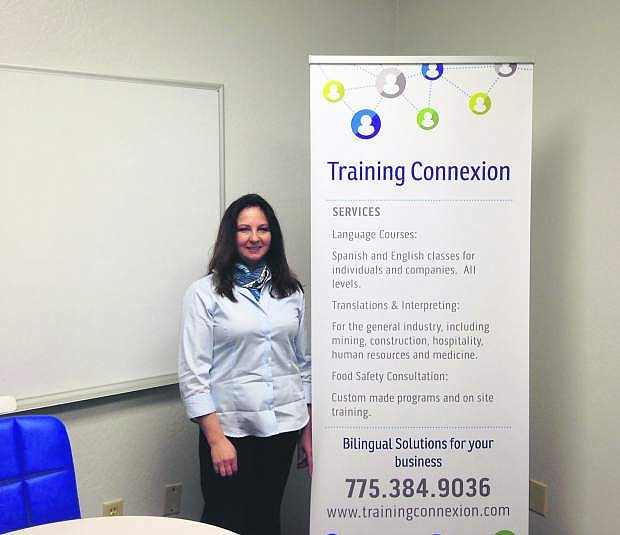 Erika Perez de Jennings, training consultant and founder of Training Connexion, stands in one of two classrooms in their new Keitzke location. .
