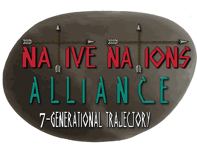 Native Nations Alliance logo designed by CHS CTE graphic arts students Stella Carrol and Luis Garcia.