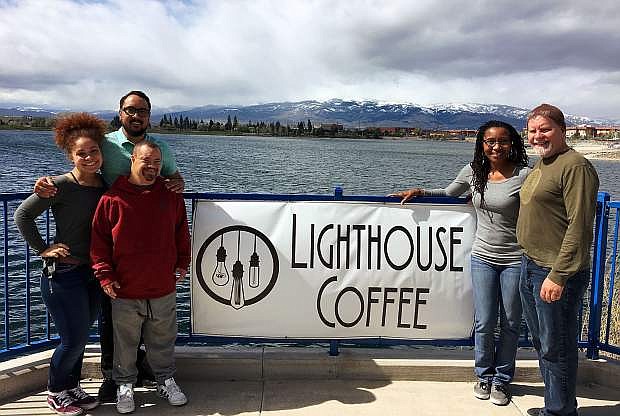 Lighthouse Coffee has three locations in the Reno-Sparks area and is family-owned and operated by Hannah Prinz (left), Joel Prinz, Caleb Prinz, Malanie Prinz and Todd Prinz.