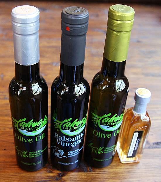 We couldn&#039;t leave without purchasing the Tuscan Herb and Arbequina oils, Traditional Balsamic and Grapefruit Balsamic vinegars.