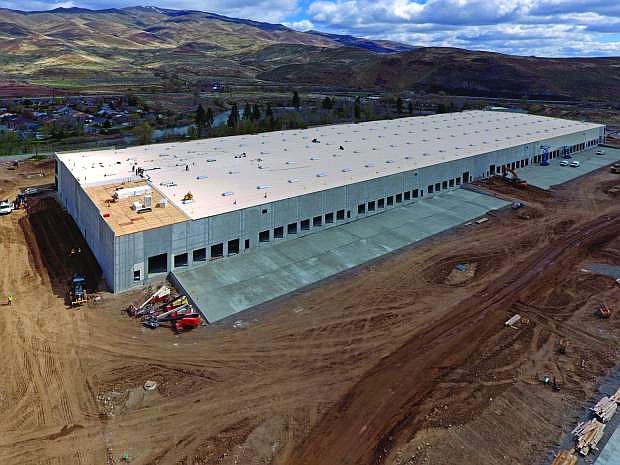 The LogistiCenter at I-80 on the western edge of Reno will have four buildings with 803,322 square feet of industrial space.