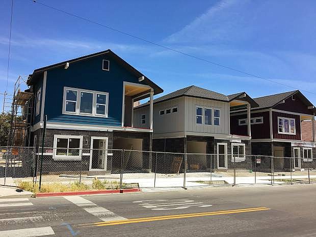 Midtown Lofts at Sinclair and Stewart streets are expected to be complete in July. President of S3 Development Company Blake Smith is the developer of the 11 single-family homes.
