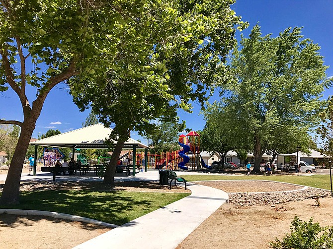 The Pat Baker Park in Reno will be recognized Wednesday for its 2016 renovation with the Nevada Recreation &amp; Park Society&#039;s Elmer H. Anderson Park Excellence Award. 