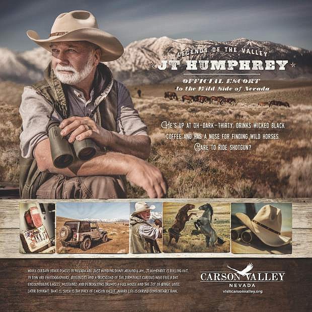 An ad featuring J.T. Humphrey as a Legend of the Valley as part of the Legends of the Valley PR campaign.