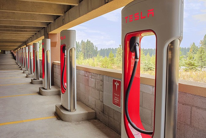 This August Hard Rock Hotel &amp; Casino Lake Tahoe installed 14 Tesla Superchargers in its parking garage.