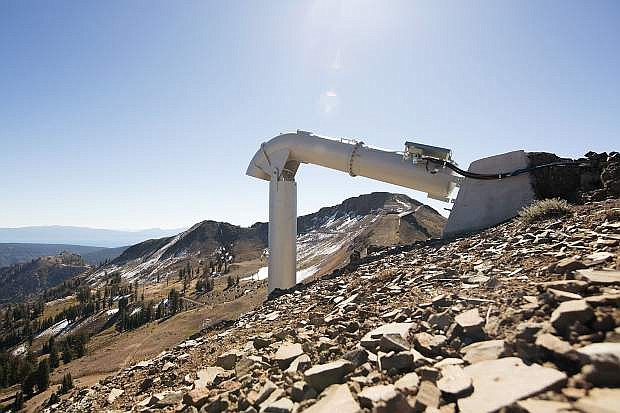 Squaw Valley Alpine Meadows has nearly tripled the size of its Gazex remote avalanche control system. Nicknamed dragons, the system uses propane and oxygen to create concussive blasts in order to cause avalanches.