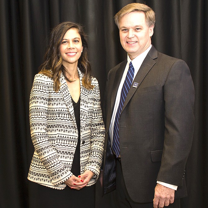 Dr. Lori Rawson, and Dr. James Harris, co-chairs of the University of Nevada, Reno, School of Medicine&#039;s new surgery department.