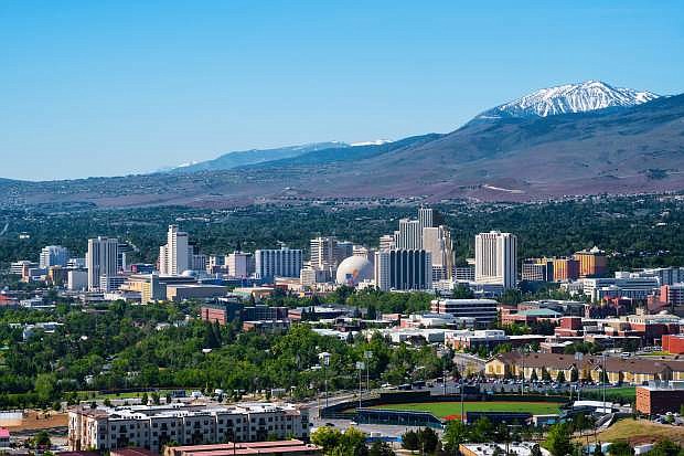 From an economic standpoint, things are looking bright for Washoe County, especially the city of Reno (pictured).