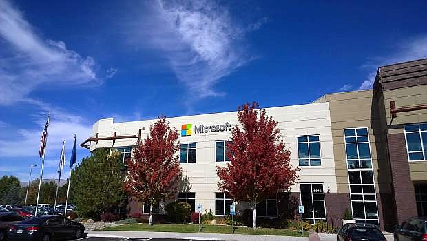 The Microsoft Regional Operations Center is located on Neil Road in Reno.
