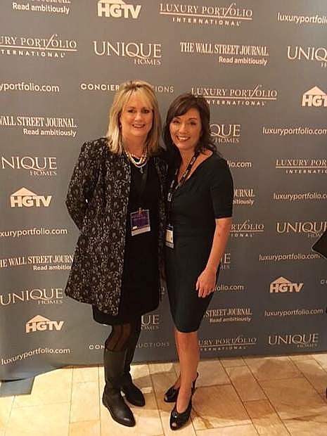 Kerry Donovan and Cindy Ranne, real estate agents in the Lake Tahoe offices of Chase International, recently attended the Luxury Portfolio International Summit in Las Vegas.