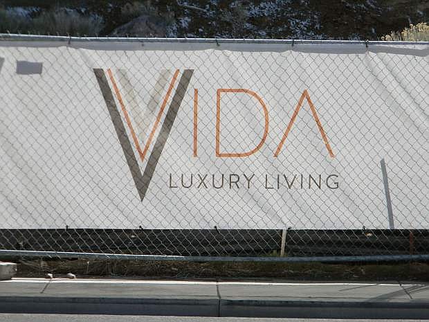 Construction continues on Vida Luxury Living at the corner of Mae Anne Ave and Sharlands Avenue.