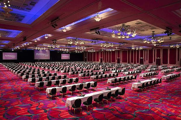 The Peppermill put in a 62,709-square-foot Tuscany Ballroom in 2007 as part of its effort to bring in non-gaming revenue through hosting meeting and conventions.