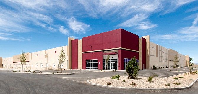 Exterior view of the North Valleys Commerce Center at 9460 N. Virginia St, Reno.