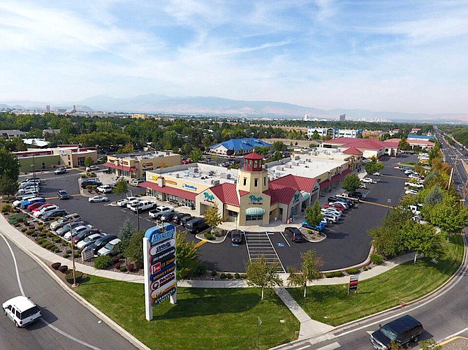 The Marina Marketplace is located at the intersection of East Prater Way and Sparks Boulevard.