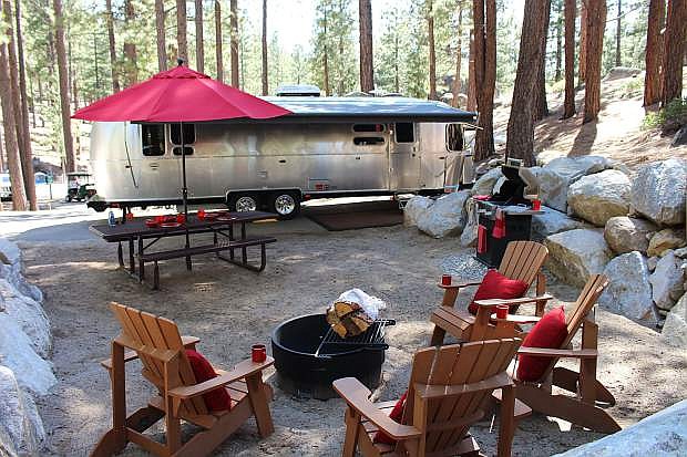 Three airstreams with maid service and flat screen TVs are now available to rent at Zephyr Cove Resort.