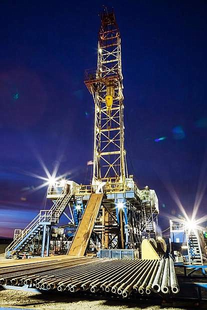 Drilling was performed earlier this year on the EGS research FORGE project in Fallon.