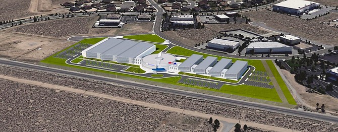 This rendering shows what the New Deantronics Nevada USA facility would look like upon completion at the Spanish Springs Business Center.