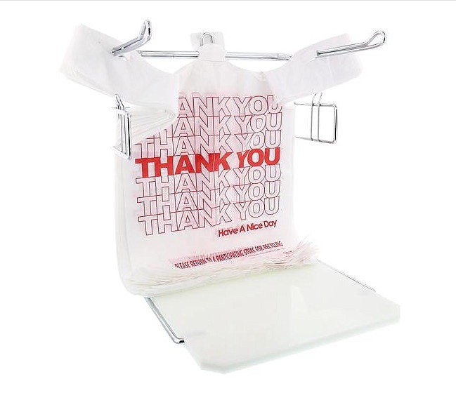 Single-use plastic bags like these have been proven to be harmful to the environment.