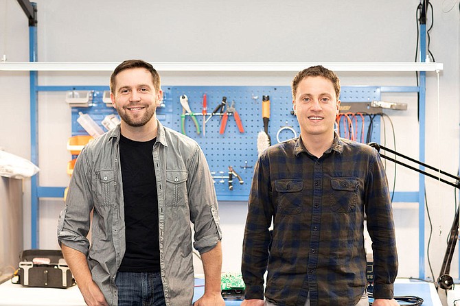 Breadware founders Danny DeLaveaga, left, and Daniel Price at their headquarters in Reno.
