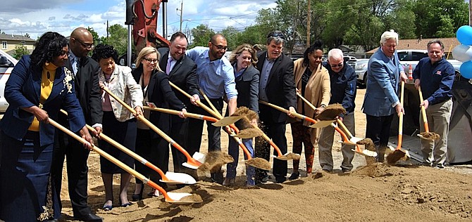 A groundbreaking took place May 21.