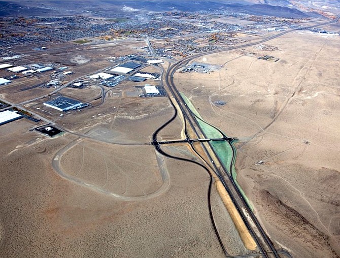 The Crossroads Commerce Center is located at the convergence of Interstate 80, U.S. Highway 50, and U.S. Highway 95 in Fernley.