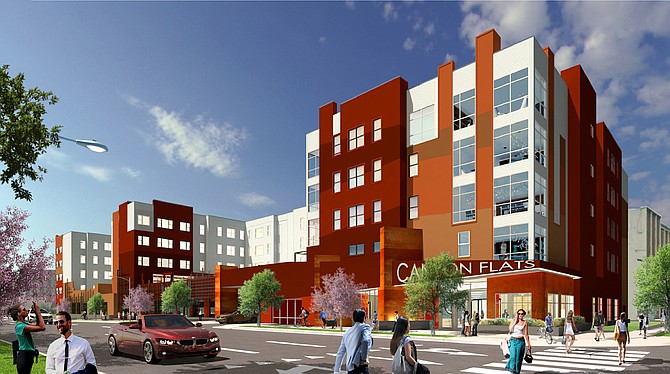 Being built in downtown Reno, this $37 million student housing development will be across the street from the Circus Circus Reno. 