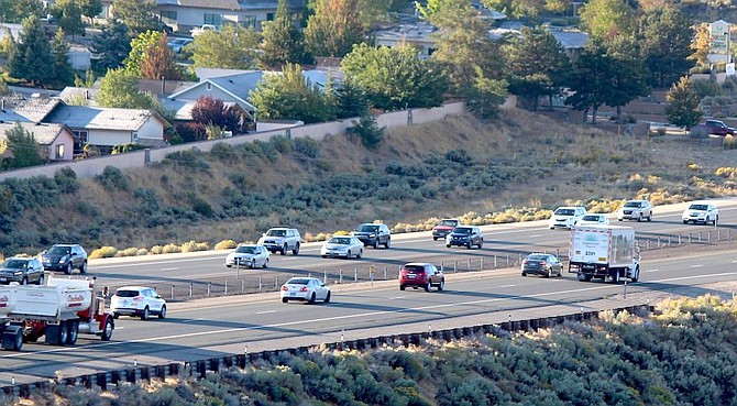 The stretch of Highway 395 in the Carson Valley between Mica Drive to the county line is the busiest in Douglas County.