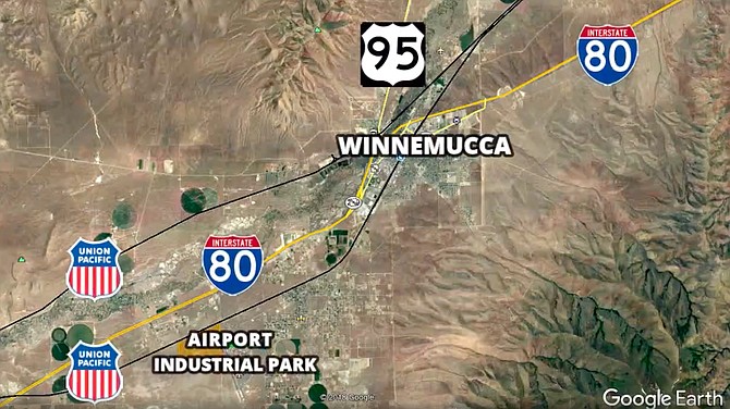 The proximity of the railroad tracks to the Winnemucca Airport Industrial Park allows for a rail spur to be built in the area, possibly creating additional opportunities for further economic development, officials say.
