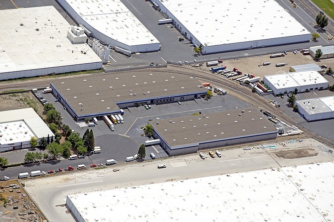 Another aerial view of the industrial park.