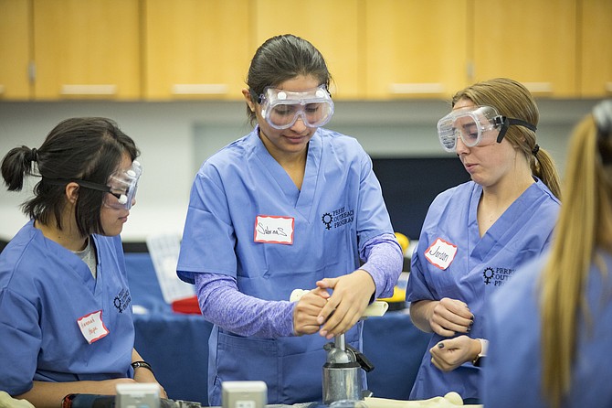 On Nov. 16, Northern Nevada high school girls learned from local women surgeons, physicians and engineers at UNR Med during The Perry Initiative outreach program, a national non-profit working to recruit women into orthopedic surgery and engineering careers.