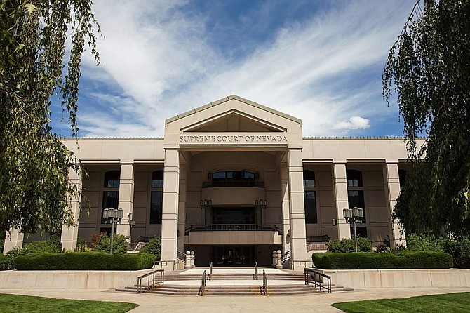 The Nevada State Supreme Court building in Carson City.