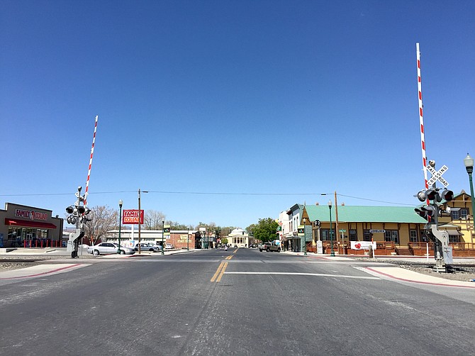 A look at downtown Lovelock, located an hour and a half northeast of Reno, in 2015.
