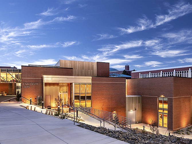 The University Arts Building is a $35.5 million state-of-the-art facility featuring The John and Geraldine Lilley Museum of Art, the Harlan O. and Barbara R. Hall Recital Hall, among other specialized arts areas at the University of Nevada, Reno.