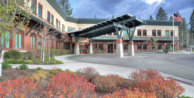 Tahoe Forest Health System is the largest healthcare provider in the greater Truckee-North Lake Tahoe region; the main hospital in Truckee is seen here.