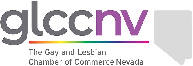 The Gay &amp; Lesbian Chamber of Commerce Nevada logo.