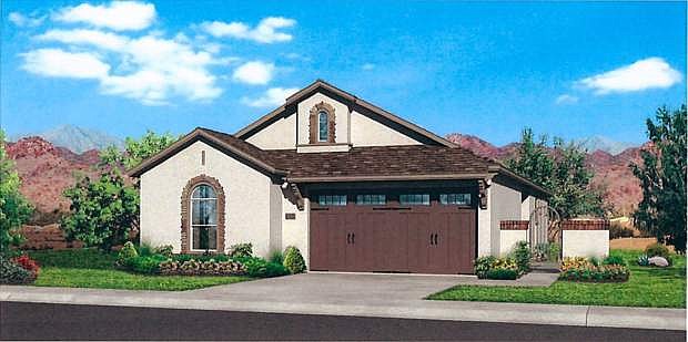 One of several single-family home models included in the application for the Lompa Ranch East planned unit development.