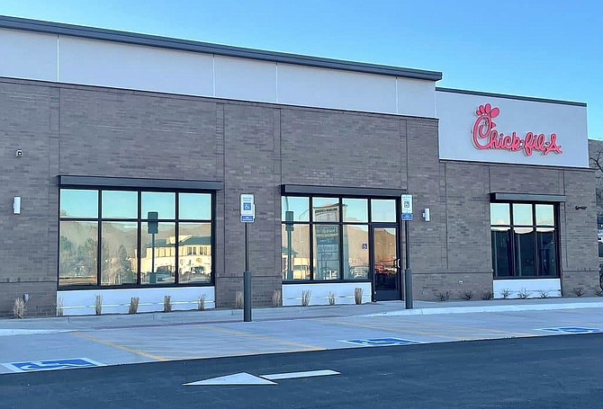 Exterior view of Carson City&#039;s first Chick-fil-A, located at 4751 Cochise St., set to open Jan. 21.